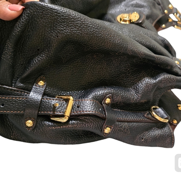 Louis vuitton black Mahina tote - Picture 2 of 9